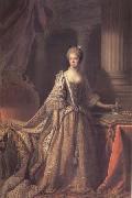 Allan Ramsay Queen Charlotte (mk25) china oil painting artist